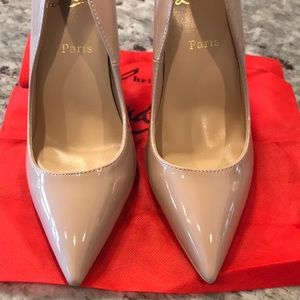 Red Bottom Nude Patent fashion heels 👠👠👠